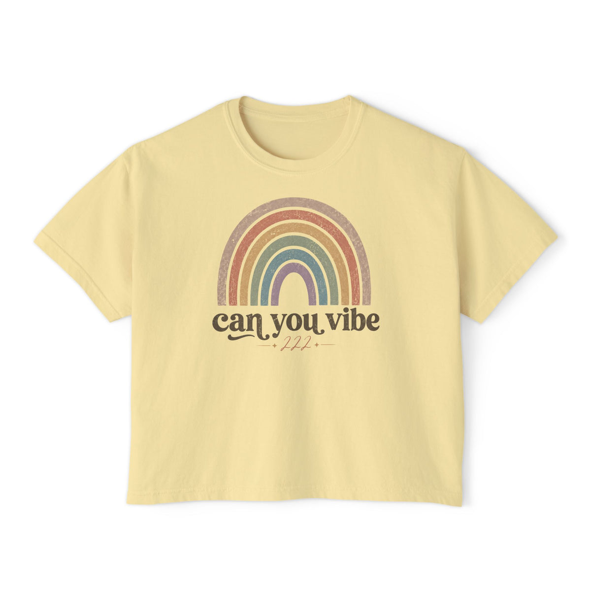 Rainbow Vibe Boxy T-Shirt