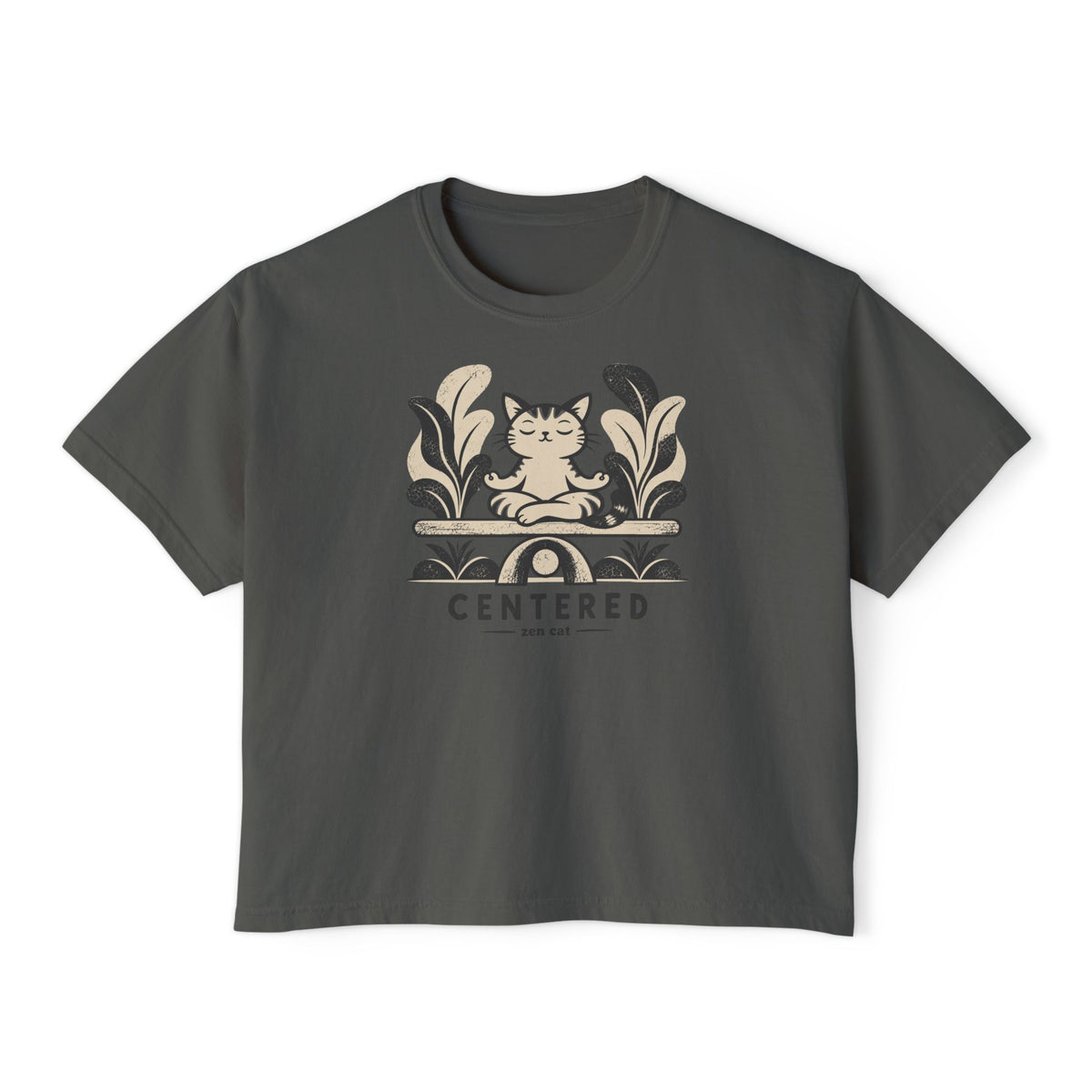 Centered Cat Boxy Tee
