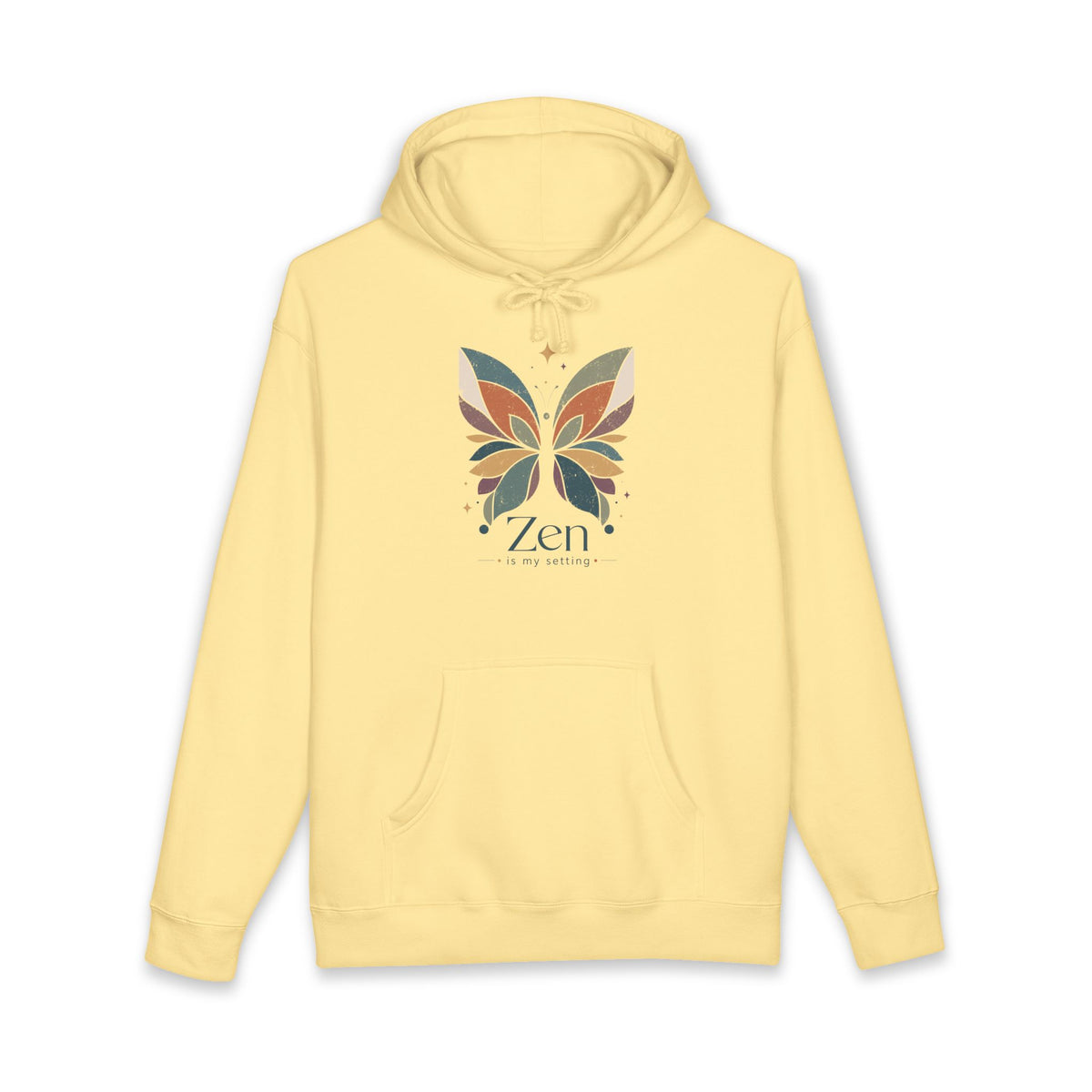 Zen Butterfly Hoodie – Mindful Sweatshirt