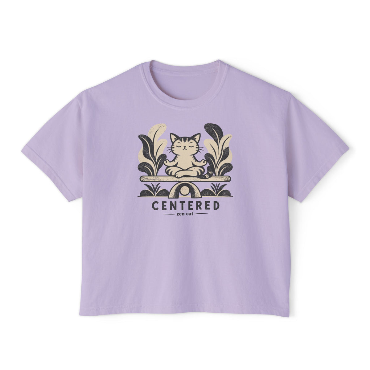 Centered Cat Boxy Tee