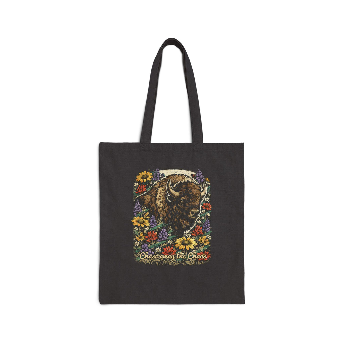 Bison Wildflowers - Canvas Tote