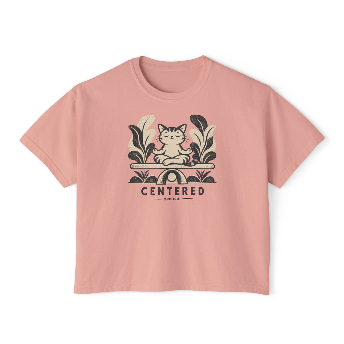 Centered Cat Boxy Tee
