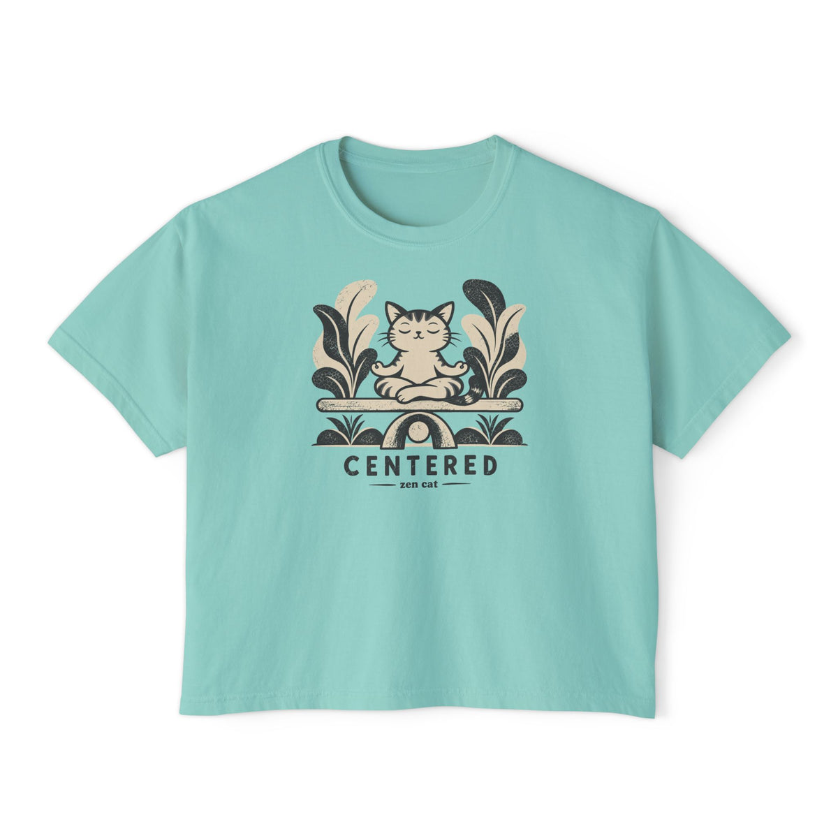 Centered Cat Boxy Tee