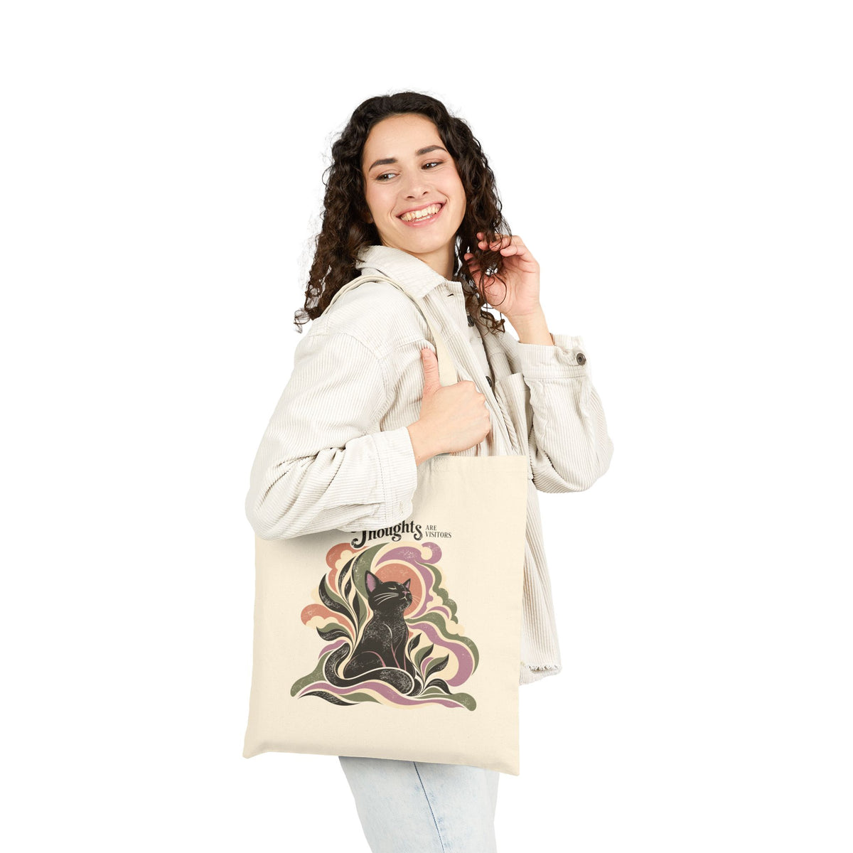 Thoughts Are Visitors Tote