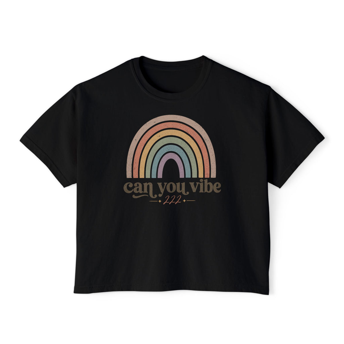 Rainbow Vibe Boxy T-Shirt