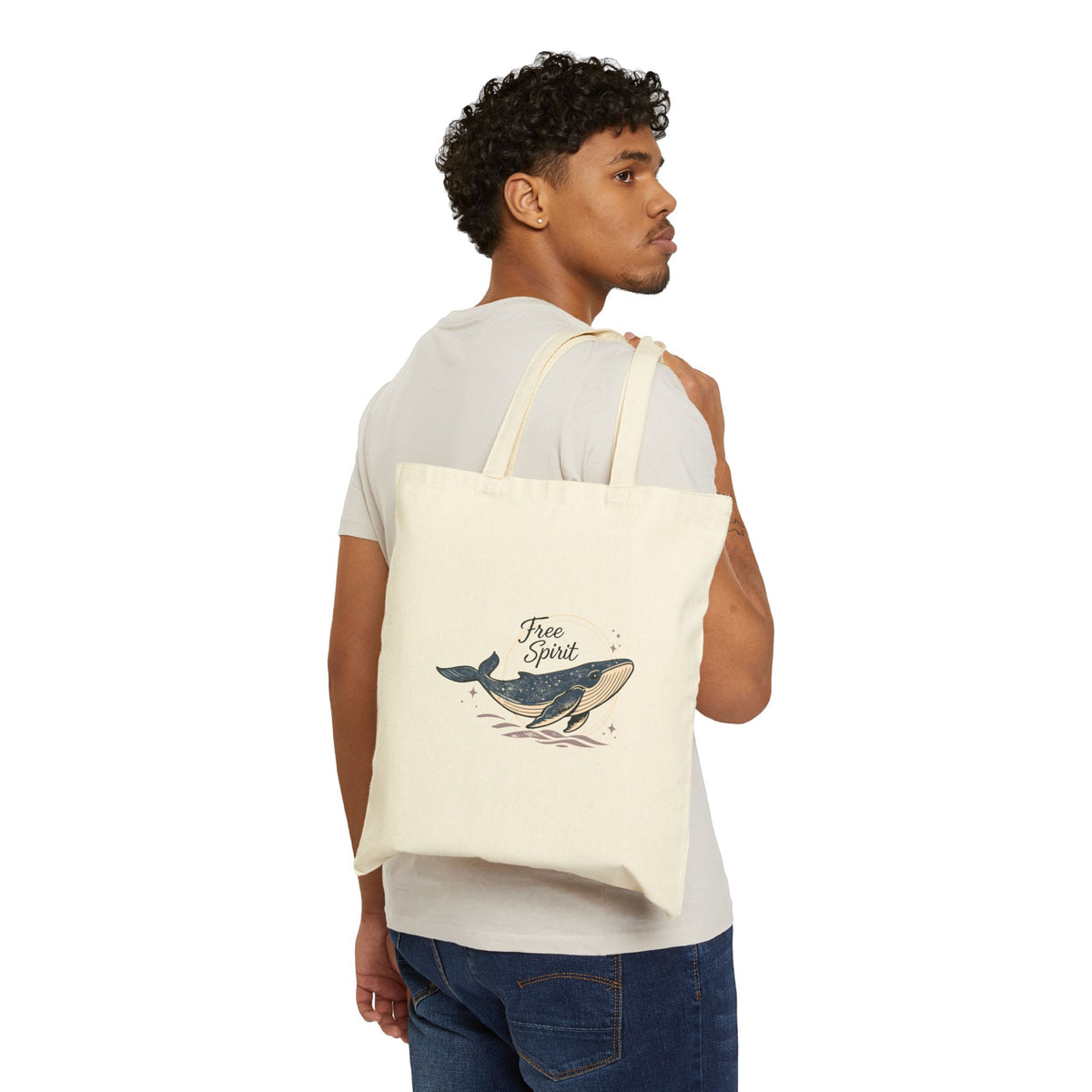 Blue Whale Spirit Tote