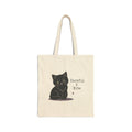 Cat Bite Canvas Tote