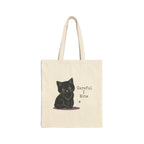 Cat Bite Canvas Tote