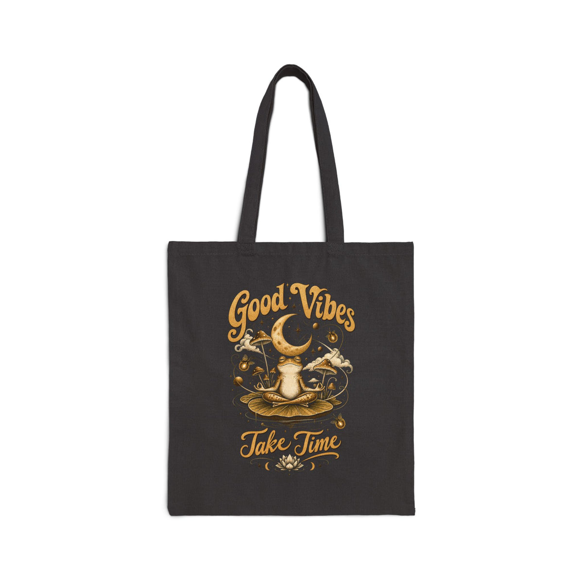 Good Vibes Frog - Canvas Tote
