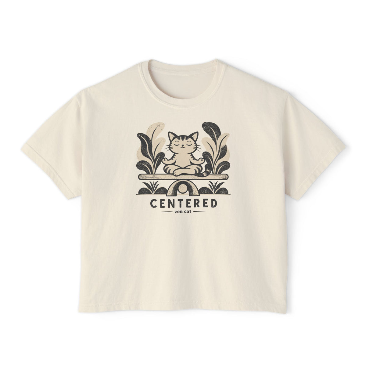 Centered Cat Boxy Tee