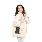 Cat Bite Canvas Tote
